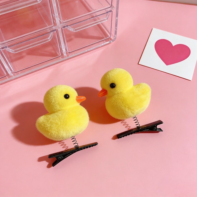 Photography Duck - Sevimli sarı çizgi film ördek yavrusu