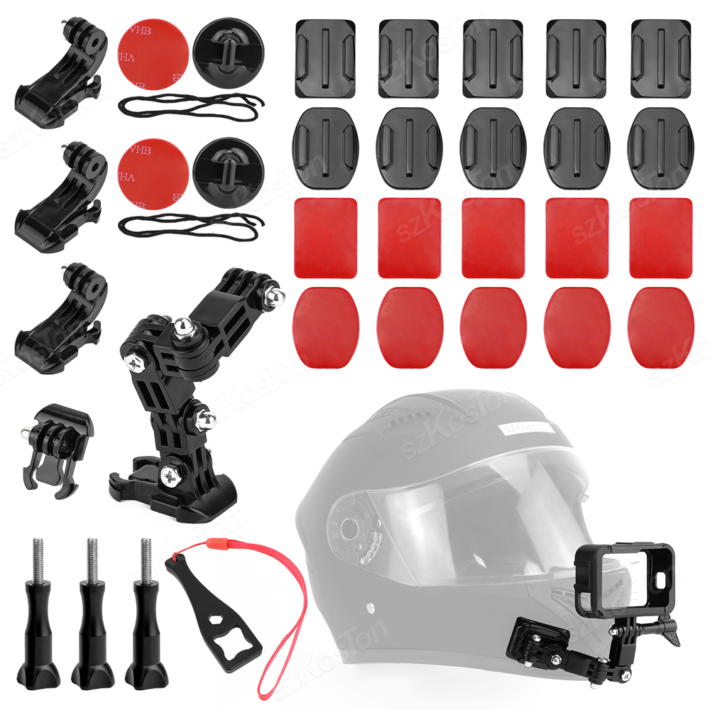 Gopro Action Camera Hero 11 Black - Motosiklet Kaskı Çene Montaj Kitleri GoPro