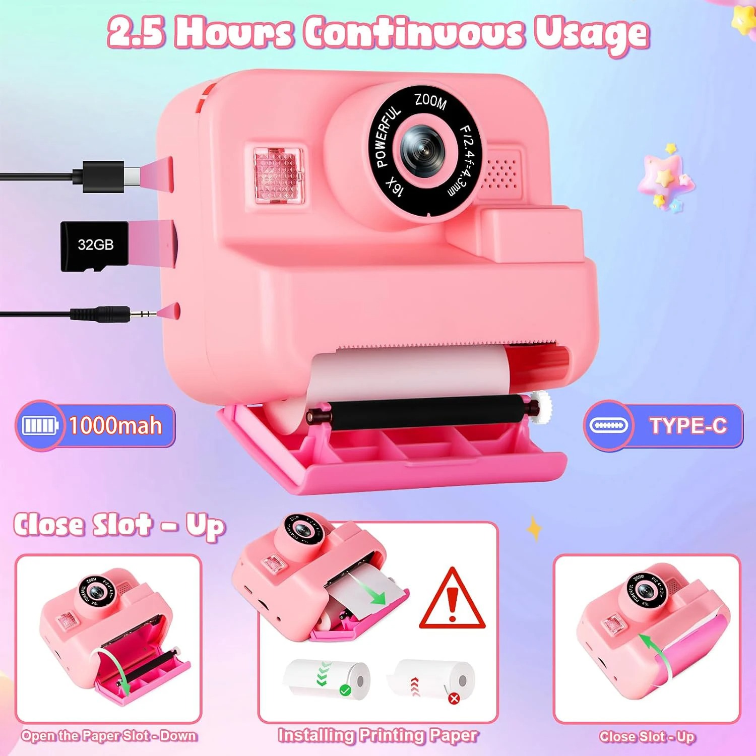 NewInstant Baskı Kamerası 32G  - Photography Close Up incelemesi ve fiyatı